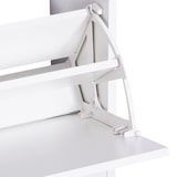 thumbnail of 3 en 1 Juego de Muebles de Entrada con Zapatero Espejo y Perchero Pasillo Blanco