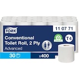 thumbnail of Tork Advanced Papel Higiénico Reciclado T4 2 capas 110771 30 rollos de 400 hojas
