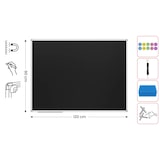thumbnail of ALLboards Lavagna magnetica da gesso nera 120x90 cm cornice EXPO