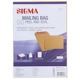 thumbnail of SIGMA Envelop, B5, zonder venster, zelfklevend, bruin, 50 stuks