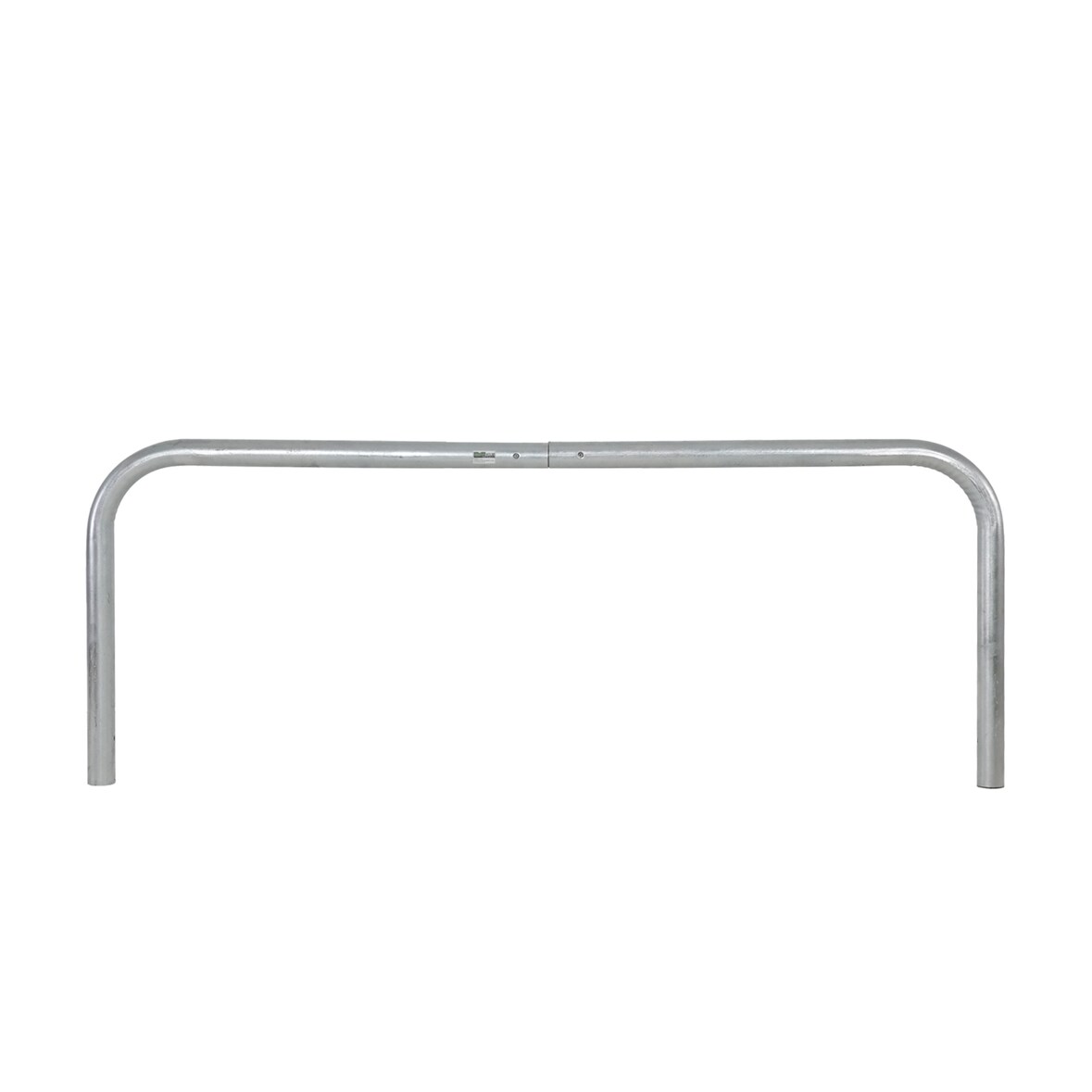 Absperrbügel 200 x 75 cm Stahl feuerverzinkt Ø 60 mm zum Einbetonieren Fahrradanlehnbügel in grau