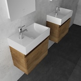 thumbnail of Alpenberger Waschbecken mit Unterschrank | Keramik Waschtisch Waschbeckenunterschrank mit SoftClose | Badmöbel Set Gäste-WC | Vormontierter Badschrank
