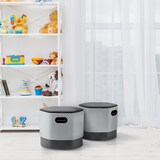 thumbnail of ROCADA 1828-4-1 1 Be Soft Sitzpuffhocker verstellbar grau/schwarz, grau