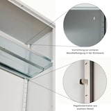 thumbnail of PROREGAL Stahlschrank BEE mit 9 verzinkten Fachböden | HxBxT 195x92x42cm | Grau-Anthrazit | Werkstattschrank Werkzeugschrank Aktenschrank