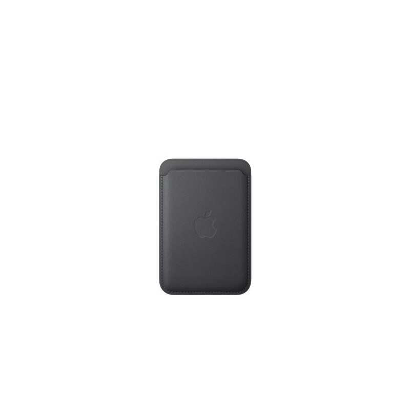 Porte Cartes En Tissage Fin Pour Iphone Avec Magsafe Noir