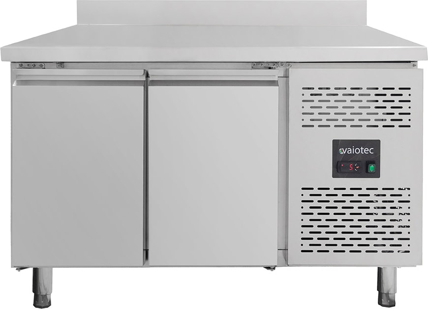 Banco refrigerato 2 porte con alzatina temp. da -18°C a -22°C