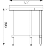 thumbnail of Vogue Arbeitstisch 900x800x600mm Eckelement mit Aufkantung und Grundboden