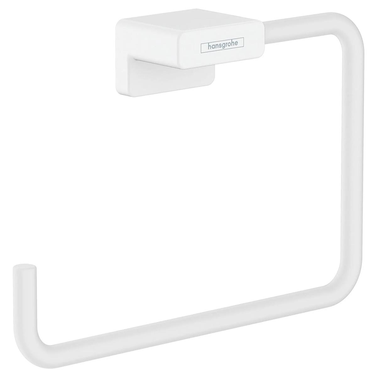 hansgrohe AddStoris Q Handtuchring, Mattweiß