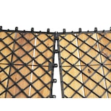 thumbnail of tectake ladrilhos para terraço Tabula 4 ripas - Conjunto de 20 castanho