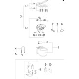 thumbnail of Grohe Dusch-WC Sensia Arena Kpl.-Anlage f Unterputzspülkästen weiss