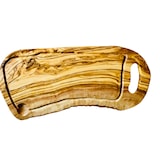 thumbnail of Steakbrett RUSTIKAL mit Grifflasche und Saftrille (L36-39 cm)