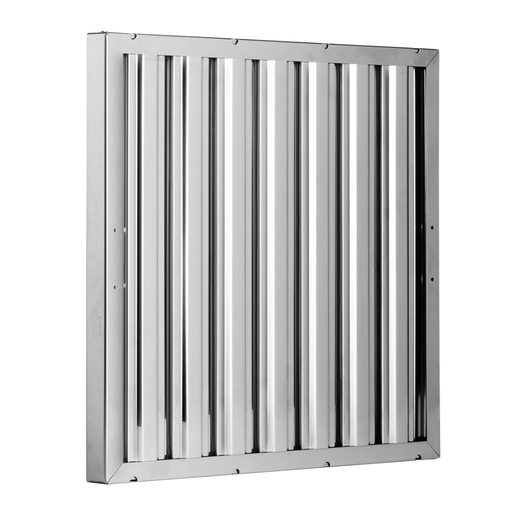 Afzuigkapfilter van RVS AISI 304 50 x 490 x 490 mm | Aantal: 150 | Gasfrit