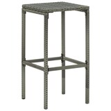 thumbnail of 8-tlg. Gartenbar-Set mit Kissen Poly Rattan Grau