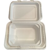 thumbnail of BioPak Menübox 530 ml Weiß ungeteilt, 300 Stk/Krt (6 x 50 Stk)