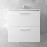 thumbnail of Vitra Badmöbel Set Waschbecken mit Unterschrank und LED-Spiegel | Vormontiert SoftClose-Funkt. Waschbeckenunterschrank Badezimmerschrank Set 3-teilig