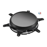 thumbnail of Moulinex Re151812  Appareil A Raclette Multifonctions  Plancha Et Crepes 6 Personnes Noir