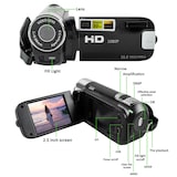 thumbnail of Caméscope Numérique HD 16 Millions Pixels Zoom 16X Stabilisation Image SD 32GB + SD 4Go Noir YONIS