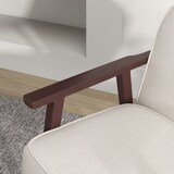 thumbnail of HOMCOM Poltrona a Dondolo per Interni con Braccioli e Cuscini