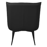 thumbnail of ML-Design Sessel Schwarz – Relaxsessel mit Lendenkissen, gepolstert, Metallbeine, Retro Lesesessel, ergonomischer Fernsehsessel fürs Wohnzimmer