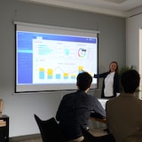 thumbnail of HOMCOM Schermo di Proiezione 120" a Muro per Proiettori LED LCD