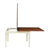 thumbnail of Tavolino Consolle legno impiallacciato noce arricchito con particolari intarsi fatti a mano decori in bronzo elegante per cucine moderne rustiche