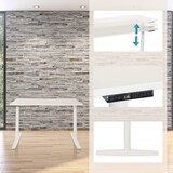 thumbnail of Schreibtisch STAND PRO 140 x 70 elektrisch höhenverstellbar weiß hjh OFFICE