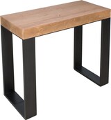 thumbnail of Ausziehbare Konsole 90x40/190 cm Tecno Small Gestell aus gefärbter Tanne Anthrazit
