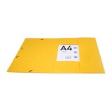 thumbnail of Exacompta  Cod. 55759E - Cartella 3 lembi con elastici Maxi Capacity Scotten cartoncino lustré 425 g/mq - 24x32cm giallo - Confezione da  50 pz.