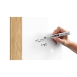 thumbnail of ALLboards Magnetisches Whiteboard, trocken abwischbar PREMIUM 180x120cm, massiver Rahmen im Eichendesign