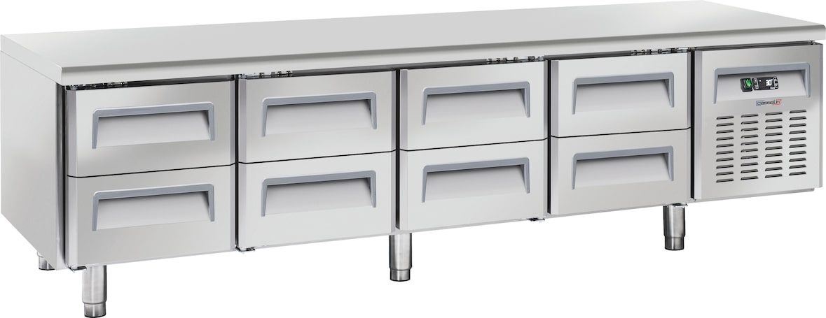 Kühltheke 8 schubladen GN 1/1 CTAR8T Casselin