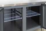 thumbnail of 2-türiger Edelstahl-Kühltisch -2 +8 °C 136x60x85h cm tropentauglich