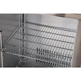 thumbnail of Botellero expositor trasbarra, 3 puertas abatibles, acero inoxidable/aluminio/cristal, 90x135x52cm, 280W, refrigeración por aire, 330L, Polar GL009