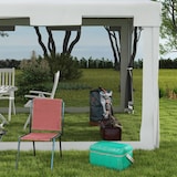 thumbnail of Outsunny carpa de jardín 4x3 m cenador desmontable exterior con 4 mosquiteras laterales 2 puertas con cremallera y 6 orificios de drenaje para terraza