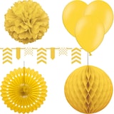 thumbnail of Partydeko gelb Partyset Geburtstagsdeko Feier gelbe Partyartikel Geburtstag Hochzeit