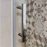 thumbnail of Box Doccia Doppia Scorrevole 8mm Anticalcare Acciaio Inox H190 - 69x69