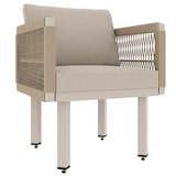 thumbnail of Merax Garten-Lounge-Set für 8 Personen, Ecksofa mit 2 Sesseln & Tisch, 10 cm dicke Sitzkissen, wetterfestes Stahlgestell, Seilgeflecht-Design, Beige
