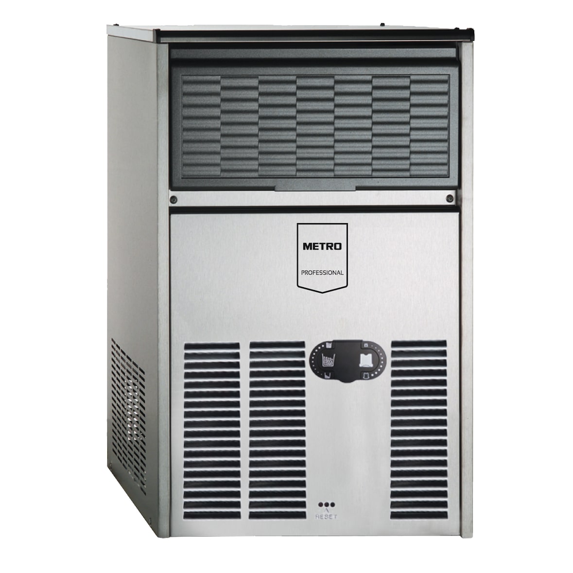 METRO Professional Machine à glaçons gourmet GIM1024GA, 39 x 51.5 x 64 cm, 3 L, 380 W, noir / argent
