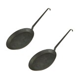 thumbnail of Schmiedeeiserne Brat- und Servierpfanne 2 Stück Ø 24 cm mit Hakenstiel