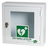 thumbnail of Armoire de rangement pour défibrillateur en métal sérigraphiée SECURIMED