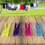 thumbnail of COM-FORT HOUSE | Pinzas de Plástico | Cesta de Plástico Rectangular Pinzas para la Ropa | Agarre Fuerte | Pack de 120 Unidades