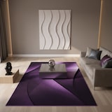 thumbnail of Teppich Waschbar Ombre Modern Strapazierfähig Esszimmer Flur Violett 140x200 cm OEKO-TEX Fußbodenheizung geeignet – INN von Kadima Design