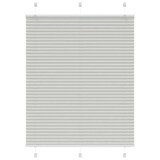 thumbnail of vidaXL Plissee Hellgrau 110x100 cm Stoffbreite 109,4 cm Polyester