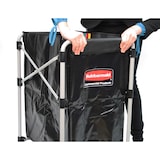 thumbnail of Rubbermaid X-Cart-Wagen 150L mit klappbarem Ständer