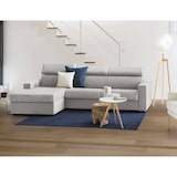 thumbnail of Dmora Divano Letto Aleandra, Divano ad angolo, 100% Made in Italy, Sofà con apertura girevole, con Penisola contenitore Sinistra, Cm 260x95h85, Grigio