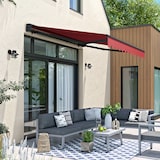 thumbnail of Store banne semi-intégral 2,5x2m en aluminium rouge