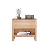 thumbnail of Nachttisch Buche Nachtkästchen Bettkommode Nachtschrank mit Schublade 90.20-K39