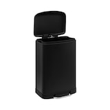 thumbnail of Poubelle en Métal Noir 50 Litres ouverture à pédale