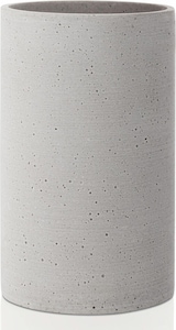 thumbnail of Blomus COLUNA Vase S, Dekovase, Blumenvase, Zylindervase, Polyresin, hellgrau, 20 cm, 65595