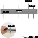 thumbnail of Extra Dik: 2 Vilten Bierbankkussens 220x25x2 Omkeerbaar Bankkussen Bierbank Zitkussen Feestbanken