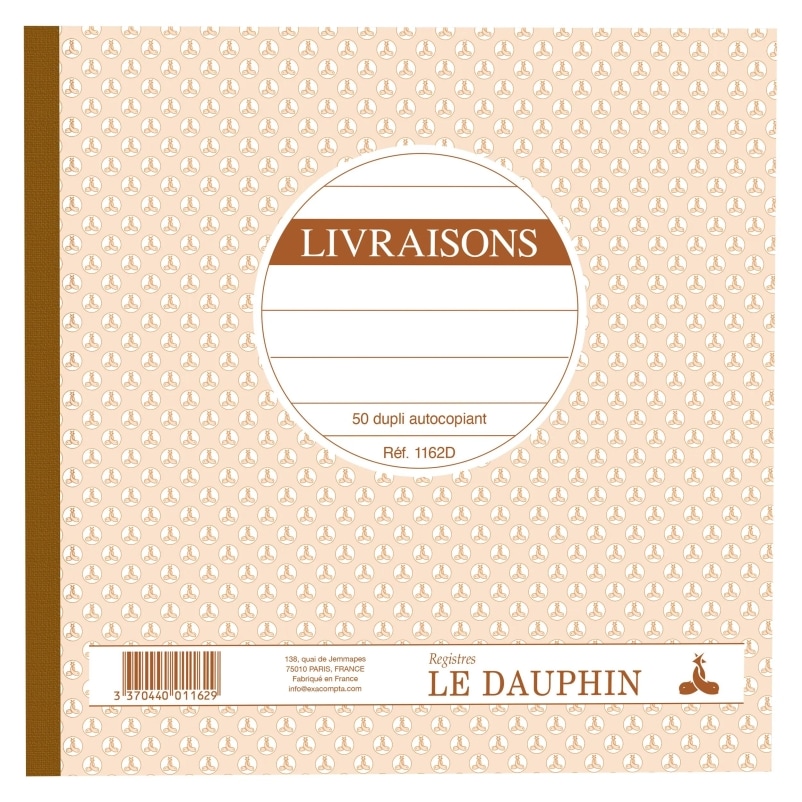 Lot de 5 Manifold LIVRAISONS 21x21, 50 dupli autocopiants